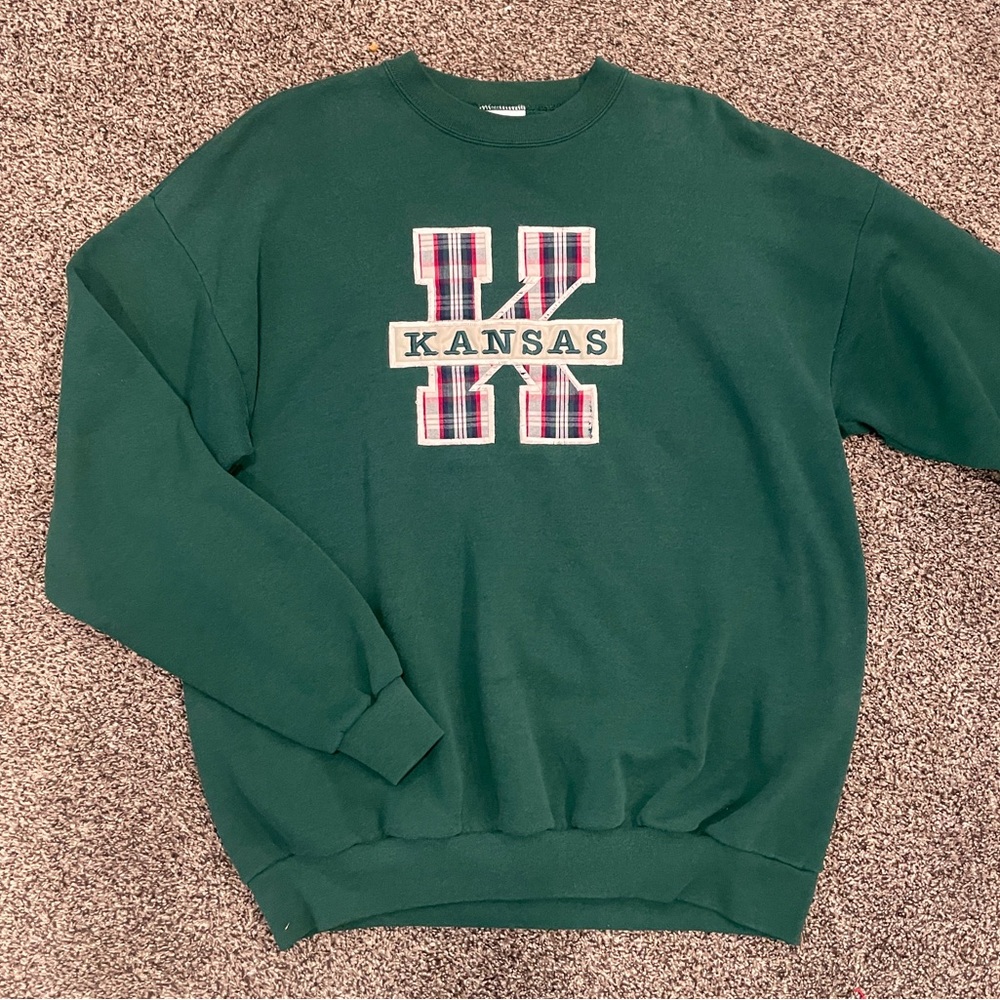 Vintage Kansas crewneck embroidered